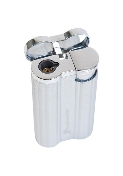 Black Martin Tek Torch Pürmüz Delicili Beyaz Metal Puro Çakmağı - Tr9540