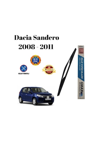Dacia Sandero 2008 2009 2010 2011 Uyumlu Araca Özel Arka Cam Silecek Süpürgesi Glz03208442 1 Adet