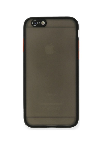 Apple iPhone Uyumlu,  6 Kılıf Montreal Silikon Kapak - Siyah