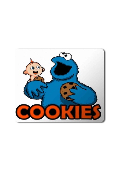 Cookie Monsters Kurabiye Canavarı 2 Baskılı Mousepad Mouse Pad