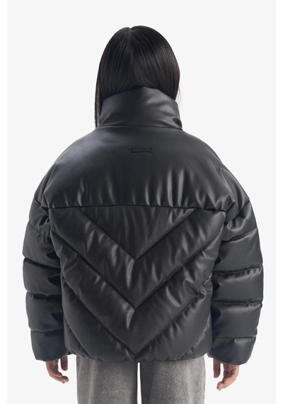 Defacto Siyah Kız Çocuk Mont F0054a8/bk27 Siyah