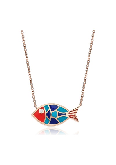 Reis Kuyumculuk Karnaval Fish Kolye