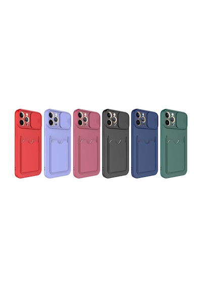 Zore İphone 12 Pro Uyumlu Nvth Kartix Kılıf-lacivert