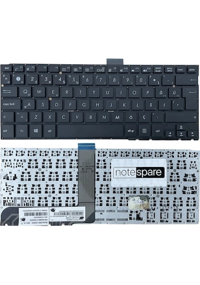 Asus Uyumlu Transformer Book Flip Tp300la-dw067h, Tp300la-dw078h Klavye Siyah Tr