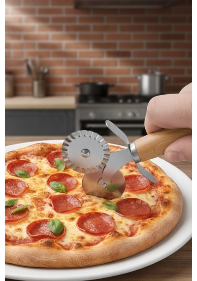 Molino Mln-10970 Akasya Saplı 2'li Pizza Kesici