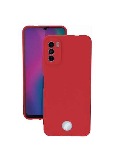Reeder S19 Max Pro S Kılıf Kamera Korumalı Silikon Rubber Arka Kapak Kırmızı