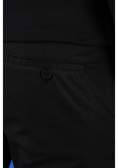 Efor P 1125 Slim Fit Siyah Spor Pantolon Siyah