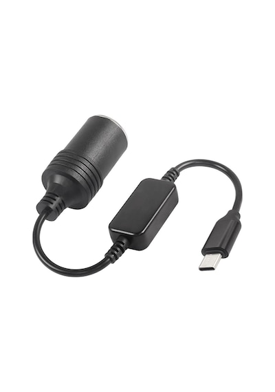 Powermaster Type-c 5volt- 12v 1a Dişi Çakmak Çevirici 30cm Kablolu