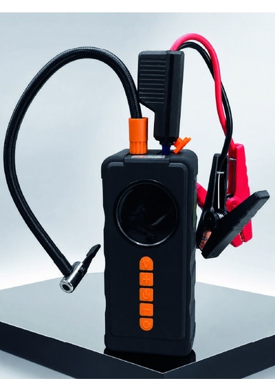 Dijital Lastik Şişirme Kompresörü Akü Takviye Powerbank Led Aydınlatmalı Acil Durum Cihazı 0