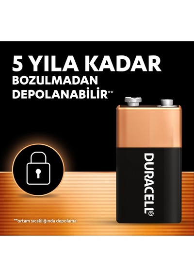 Basıc Alkalin 9v Pil 1'li Paket