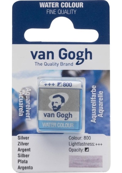 Talens Van Gogh Tablet Suluboya 1/2 Silver 800
