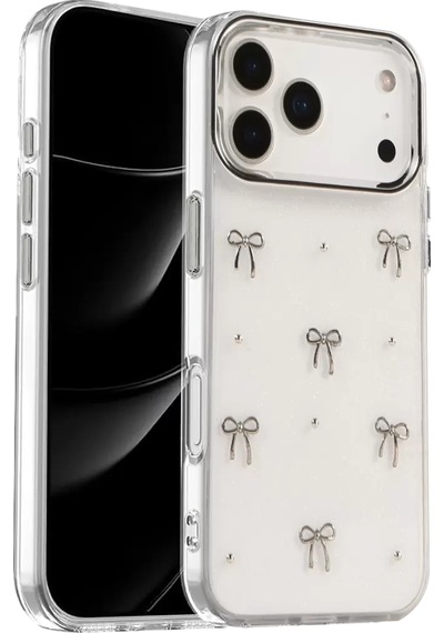 Newface Apple iPhone Uyumlu 17 Pro Fiyonk Desenli Kapak - Desen 5 Belirtilmemiş