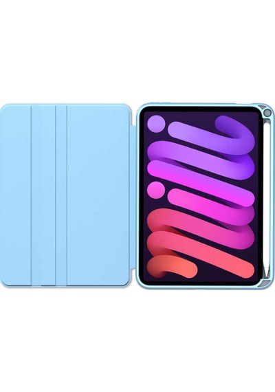 Apple Uyumlu iPad Mini 2021 6.nesil Kılıf Zore Nayn Dönebilen Standlı Kılıf Kapaklı Kılıf