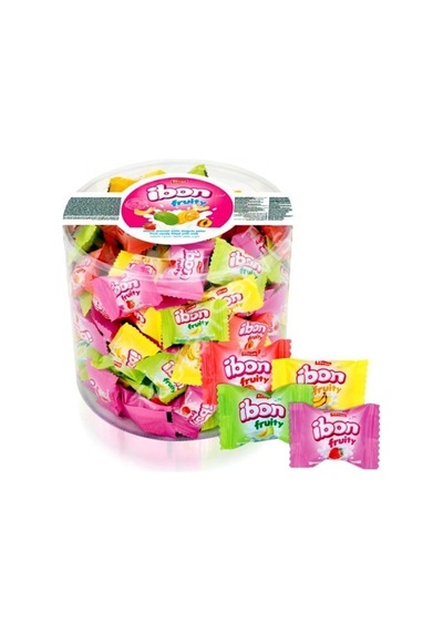 Elvan İbon Fruity Meyve Aromalı Sütlü Dolgulu Şeker 2 x 1 KG