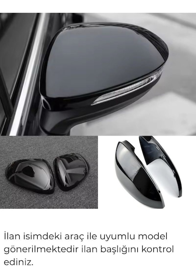 Chevrolet Cruze 08-16 Yarasa Ayna Kapağı P.black