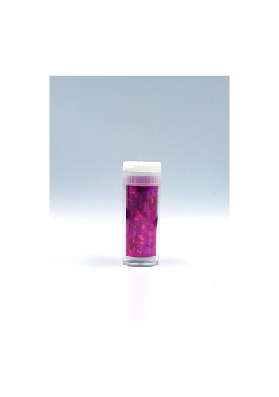 Fuşya Renk Hologram Desenli Transfer Tırnak Dövmesi, Tırnak Sticker, Nail Tattoo, Nail Art