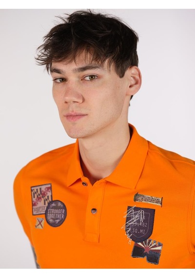 AR-MA Arma Erkek Polo Yaka Tişört Y22374300501 Turuncu