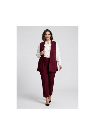 Hanezza Şık Kadın Atlas Blazer Yelek - 4 Mevsim Ofis Ve Günlük Kombinler Şarap Rengi - 4035067 Şarap Rengi Hanezza Şık Kadın Atlas Blazer Yelek - 4 Mevsim Ofis Ve Günlük Kombinler Şarap Rengi - 4035067 Şarap Rengi