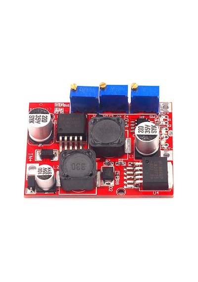 DC-DC Ayarlı Voltaj Yükseltici-Düşürücü Kartı (LM2577 + LM2596)