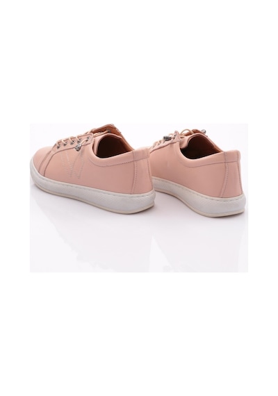Dgn 2011 Kadin Bağcikli Comfort Ayakkabi 2011-2135-R1398 Pudra