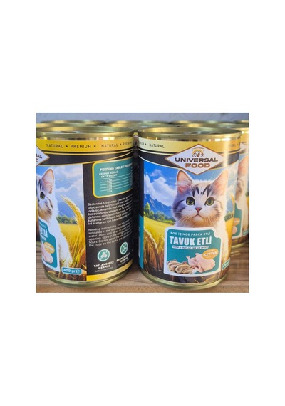 Parça Tavuk Etli Premıum Yavru Kedi Yaş Mama 2x400 Gr