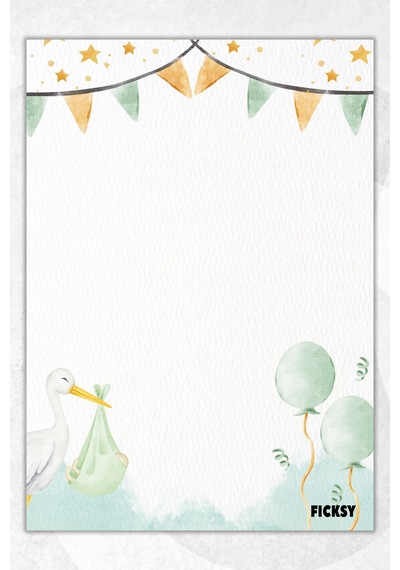 A5 Leylek Bloknot Çizgisiz Defter - 50 Yaprak - Memopad - Notepad - Not Defteri - Not Kağıdı Çok Renkli Çok Renkli