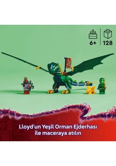 Lego Yeşil Orman Ejderhası Oyuncak Seti, 6 Yaş Ve Üzeri Çocuklar İçin Eğlenceli