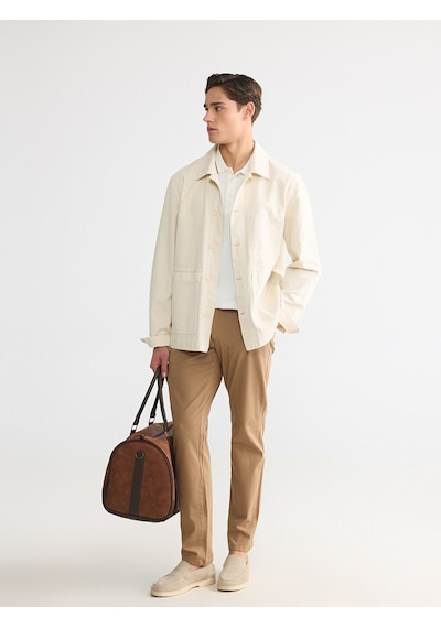Lcw Eco Kahverengi Regular Fit Erkek Chino Pantolon Lcw Eco Kahverengi Regular Fit Erkek Chino Pantolon
