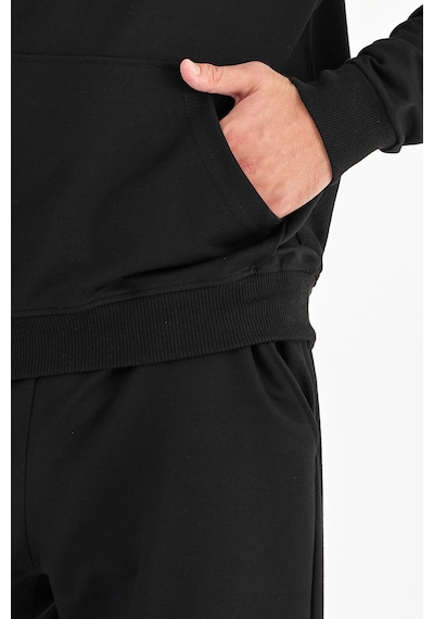Monox Erkek Kapüşonlu Mevsimlik Sweatshirt 001 Siyah