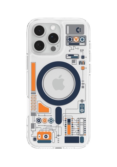 Spigen İphone 16 Pro İle Uyumlu Kılıf Ultra Hybrid Magfit Magsafe Özellikli Analogue Şeffaf