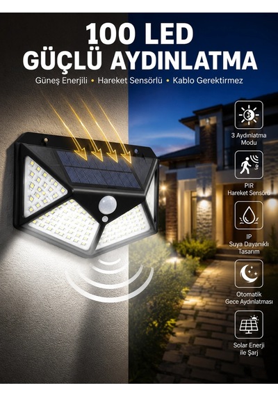 Mey İthalat Yx-100 Led Işık Çok Renkli