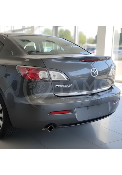 Mazda 3 Sedan Krom Bagaj Alt Çıta 2008-2014 Arası P.Çelik
