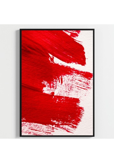 Besay Yüzler Ve İzler Modern Salon Duvar Dekorasyonu Kırmızı Pop Art Kadın Posteri 3'lü Set A2 Çerçevesiz