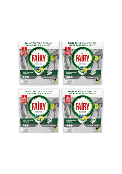 Fairy Platinum Kapsül 30 Lu Limon Kokulu X 4 Adet