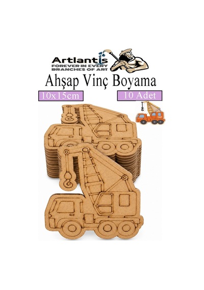 Ahşap Boyama Araçlar 10 Adet 10x15cm Taşıtlar Boyama Figürü Etkinlik Çoçuk Gelişim Motor Beceri Kreş Anasınıfı Lila