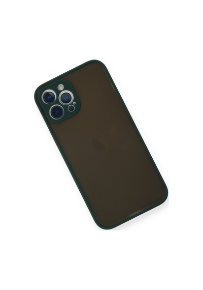 Apple iPhone Uyumlu   12 Pro Kılıf Montreal Silikon Kapak - Yeşil