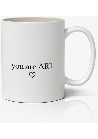 You Are Art Baskılı Kupa Bardak Baskılı Kahve Kupa Bardak