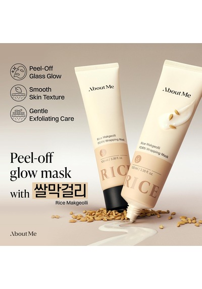 Rice Makgeolli Pdrn Wrapping Mask Pirinç Mayası Özlü Soyulabilir Cilt Bakım Maskesi 100 Ml