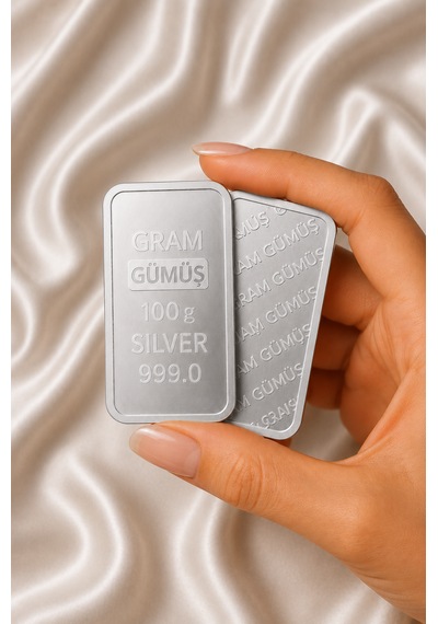 100 Gram Külçe Gümüş Yatırımlık Gümüş