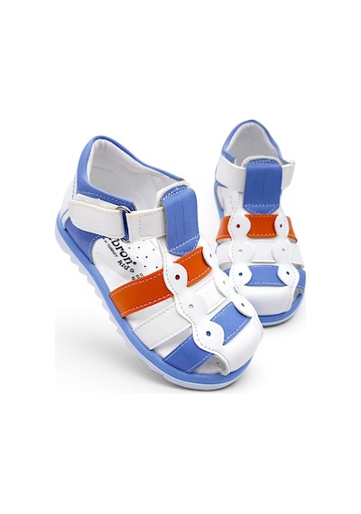 Beebron Ortopedik Erkek Bebek Ve Çocuk Sandaleti Ebgcm2406 Beyaz Mavi Turuncu Beebron Ortopedik Erkek Bebek Ve Çocuk Sandaleti Ebgcm2406 Beyaz Mavi Turuncu