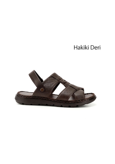 Gönderi(R) Gönderi R Kahverengi Hakiki Deri Comfort Sandalet Kahverengi
