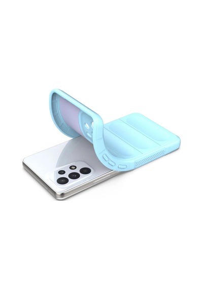 Samsung Galaxy Uyumlu , A53 5g Kılıf Optimum Silikon - Sky Blue