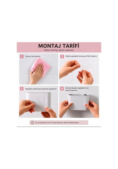 2'li Tuvalet Ve Klozet Fırçası Seti Duvara Monte Edilebilir Standlı Banyo Fırçası Beyaz Beyaz