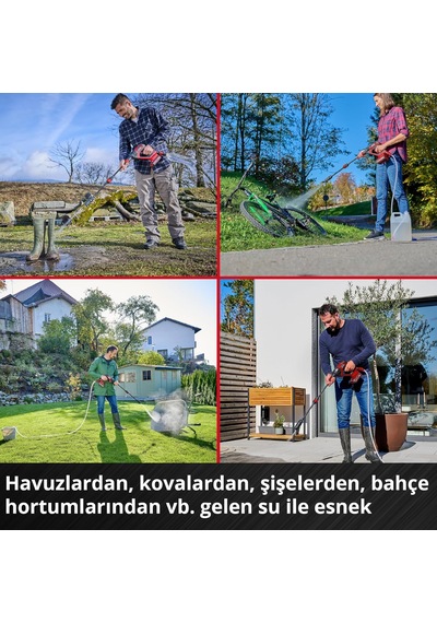 Einhell Akülü Basınçlı Yıkama Tabancası Hypresso 18/24-1 Li-solo