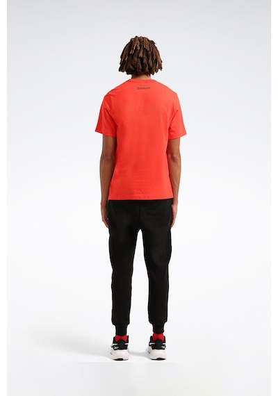 Reebok Basketball T-shırt Kırmızı Erkek Kısa Kol T-shirt Kırmızı
