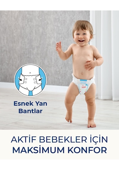 Bebek Bezi 8 Numara XXX-Large (25+Kg) 28x2 Adet 2'li Jumbo Set - Yüksek Emicilik