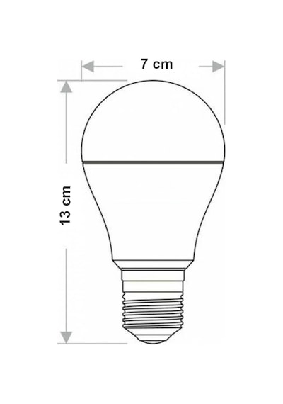 Ack Aa13-01523 15W Led Ampul 6500K Beyaz E27 A70