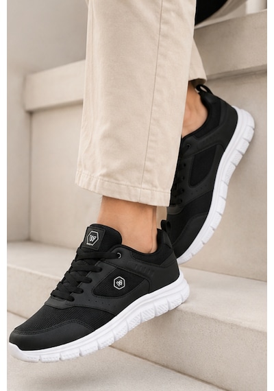 Purewalk Unisex Siyah Beyaz Kalıntabanlı Spor Ayakkabı - Hafif Esnek Günlük Yürüyüş Sneaker Raha... Siyah-Beyaz Purewalk Unisex Siyah Beyaz Kalıntabanlı Spor Ayakkabı - Hafif Esnek Günlük Yürüyüş Sneaker Raha... Siyah-Beyaz