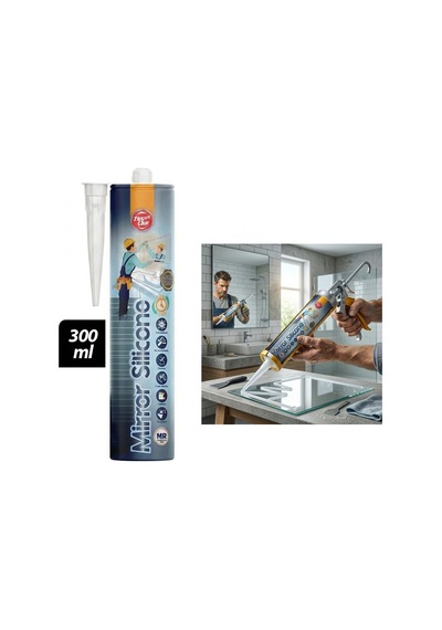 Zipper Ayna Ve Cam Yapıştırıcı 300 Ml - Şeffaf- 24'li Paket