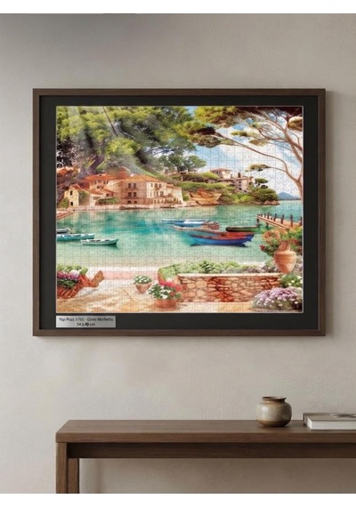 Sahil Sokak Ve Güne Merhaba İkili Set - 1000 + 500 Parça İkili Puzzle Seti